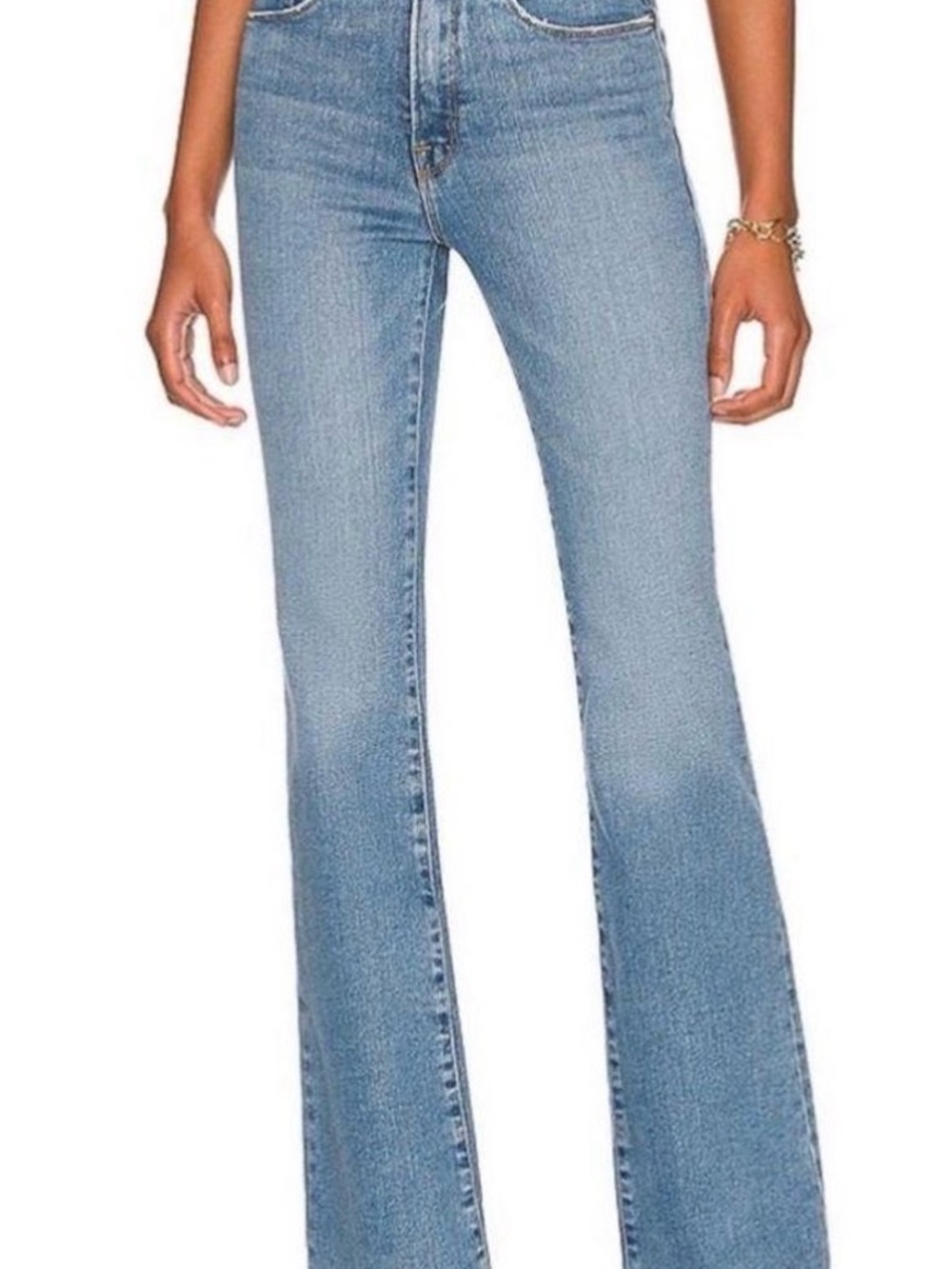 Women's Good American High-Rise Light Blue Bootcut Jeans